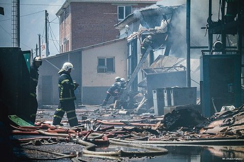 В заброшенном доме в Краснодаре заживо сгорел мужчина